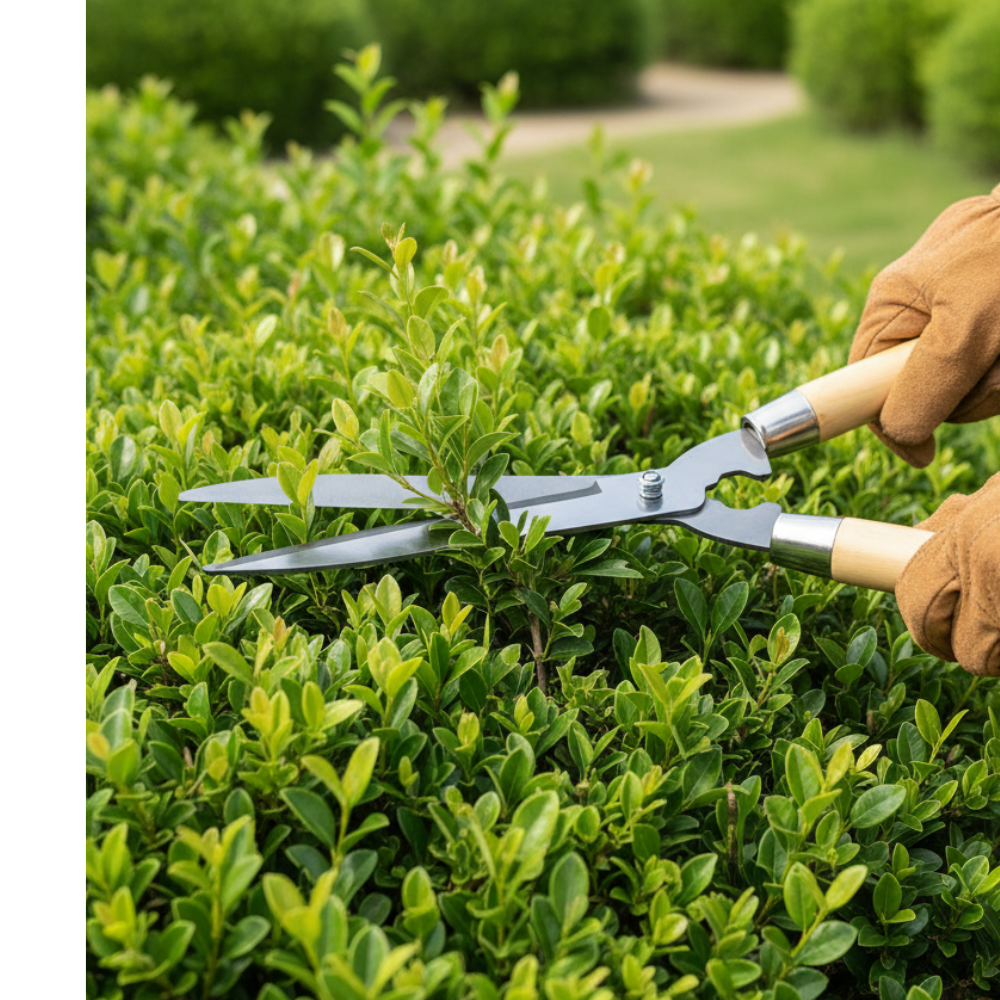 Heggenschaar recht buxus, coniferen, hagen