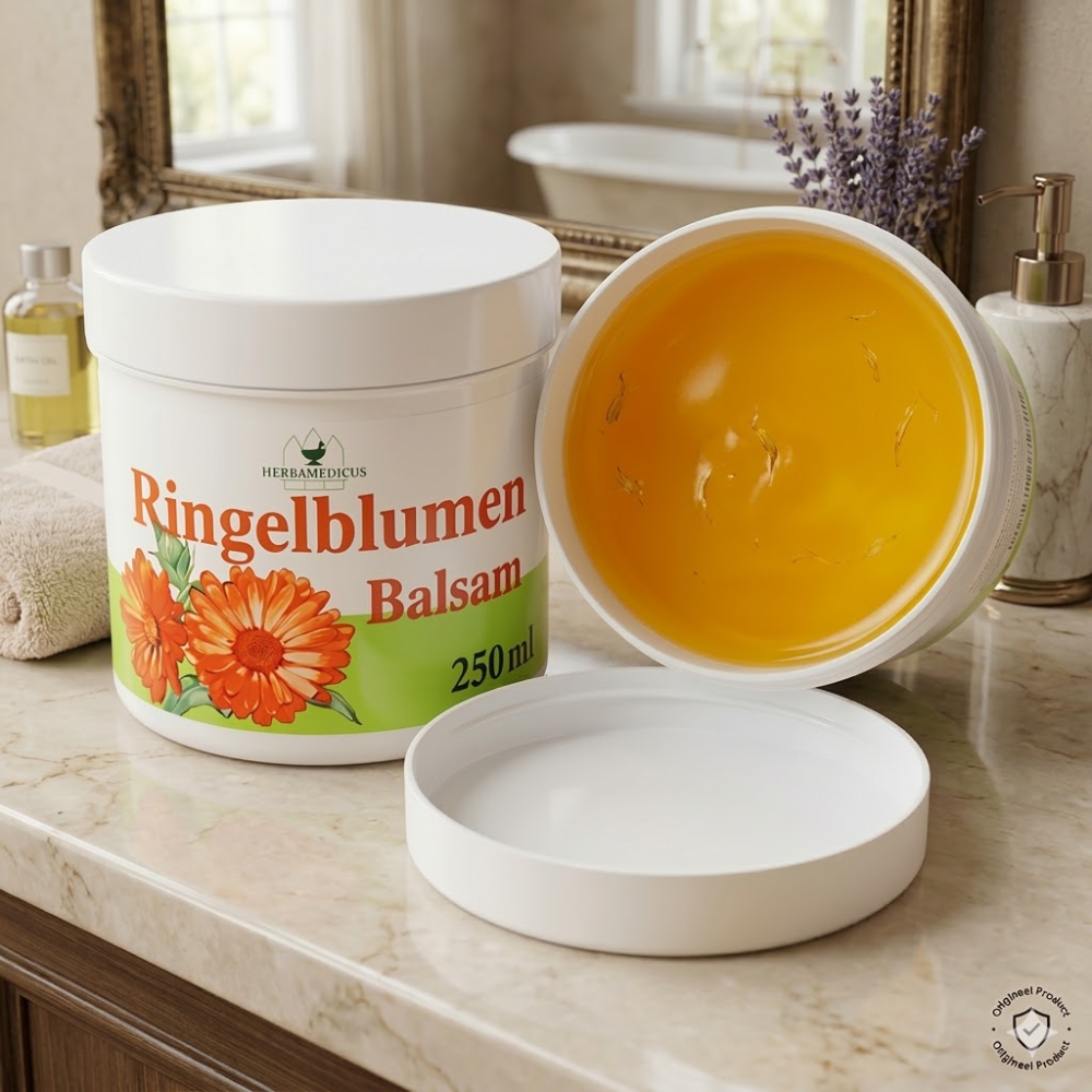 Herbamedicus - Ringelblumen - Calendula Crème - Goudsbloem Balsem -250 ml