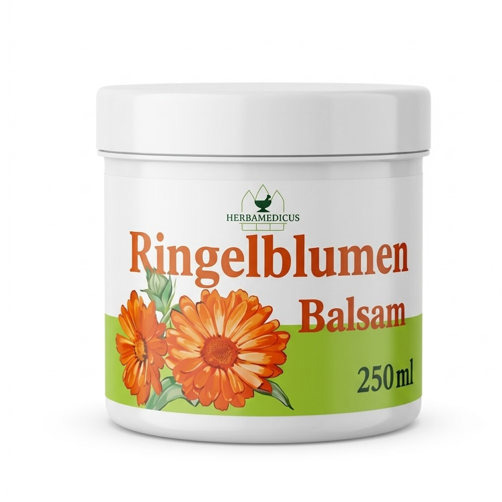 Herbamedicus - Ringelblumen - Calendula Crème - Goudsbloem Balsem -250 ml