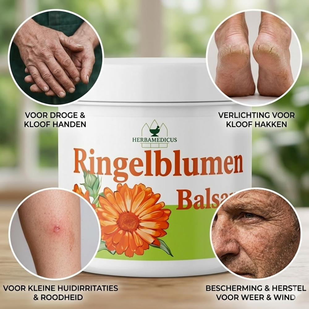 Herbamedicus - Ringelblumen - Calendula Crème - Goudsbloem Balsem -250 ml