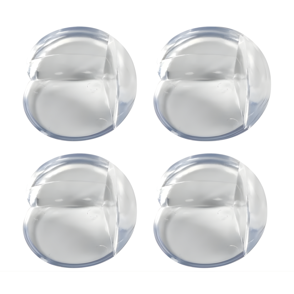 Zelfklevende Hoekbeschermers Set 4Stuks - Transparante Hoekbescherming - Baby & Kind Veiligheid