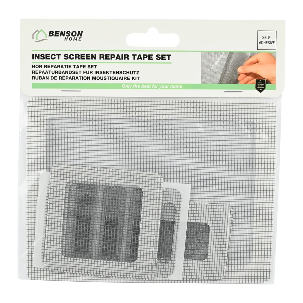 Hor reparatie tape set zelfklevend zwart 10 dlg