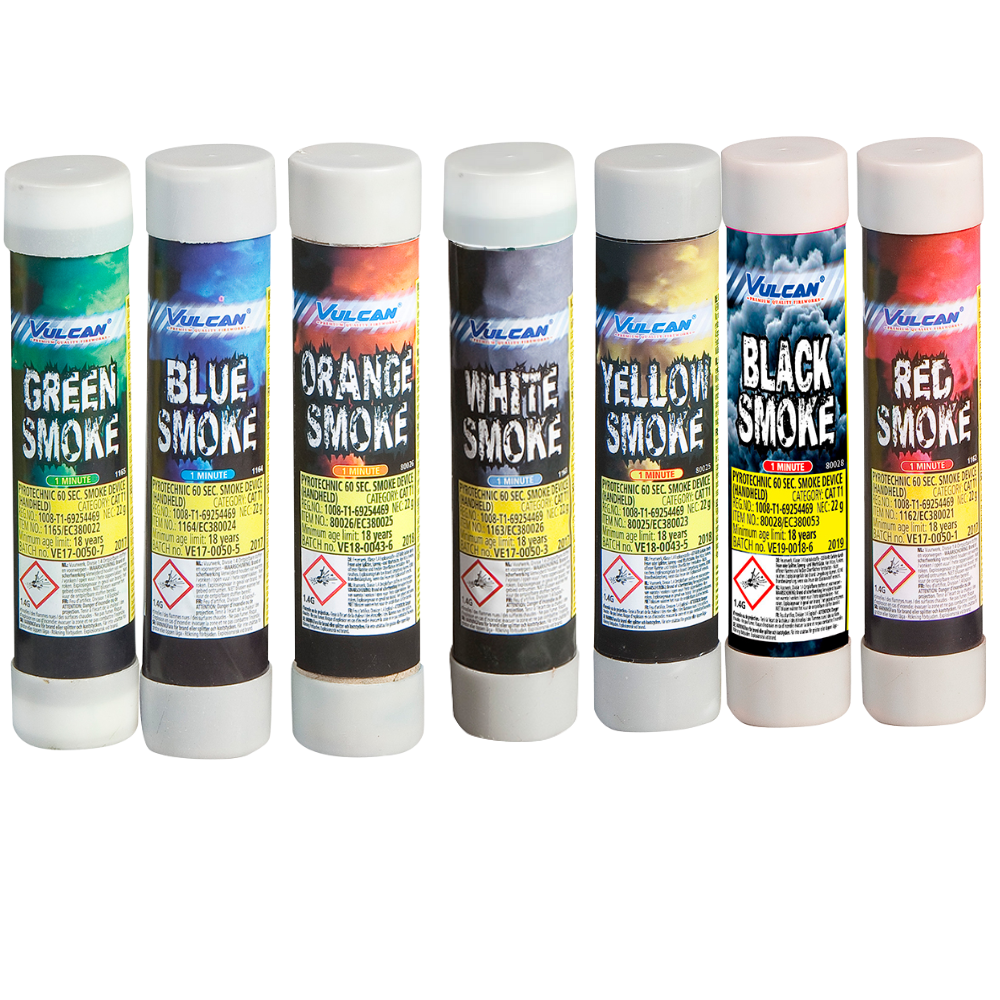 Rookfakkel blauw - Friction head - Rookgranaat - Nood signal