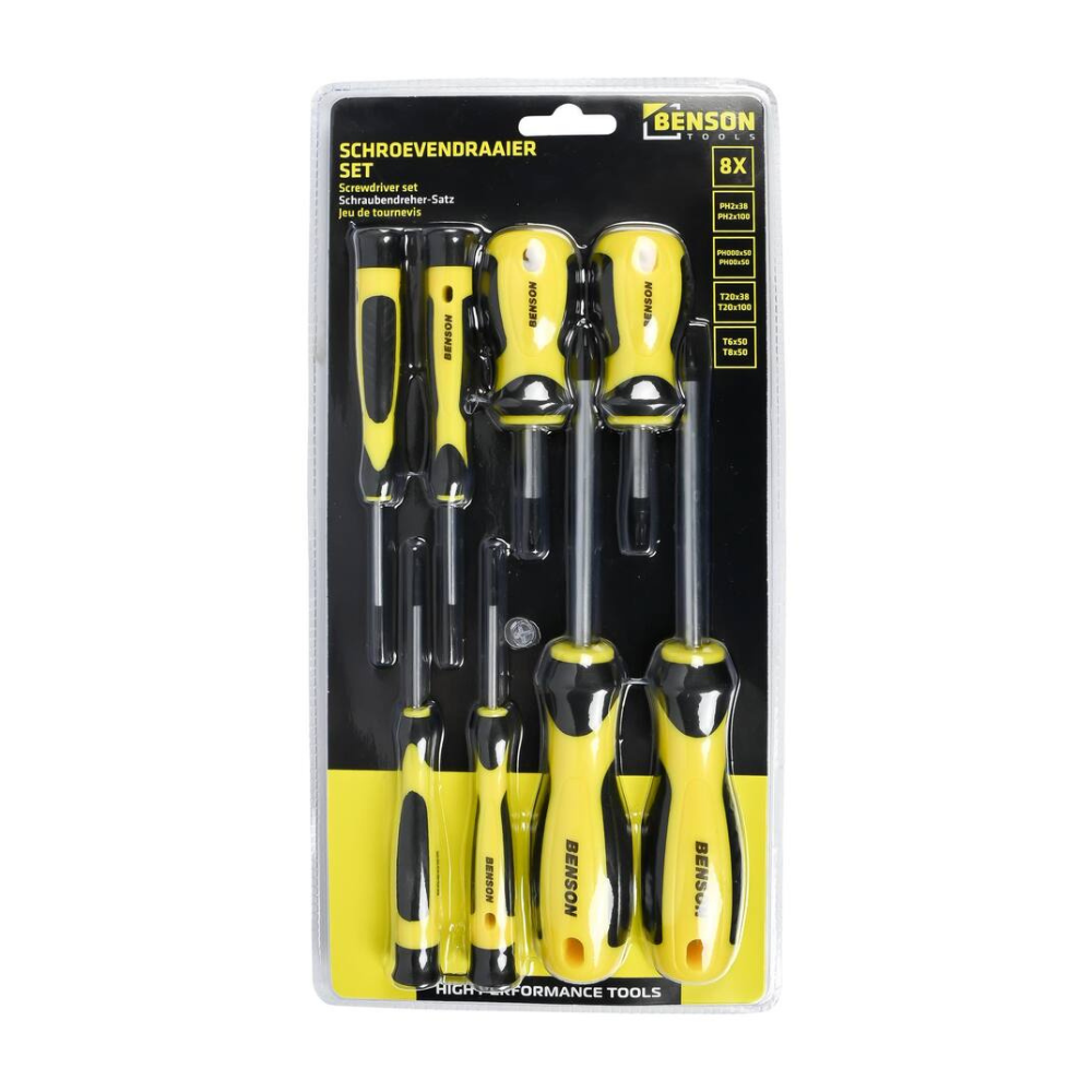 Schroevendraaier set 8 dlg