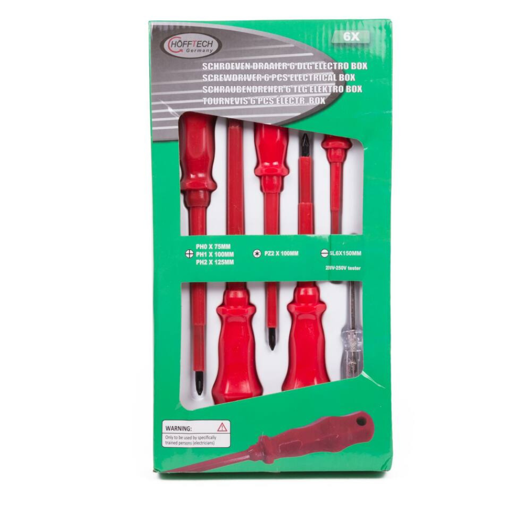 Schroevendraaier set 6 dlg