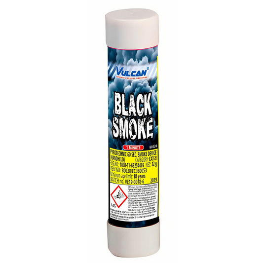 Rookfakkel zwart - Friction head - Rookgranaat - Nood signal