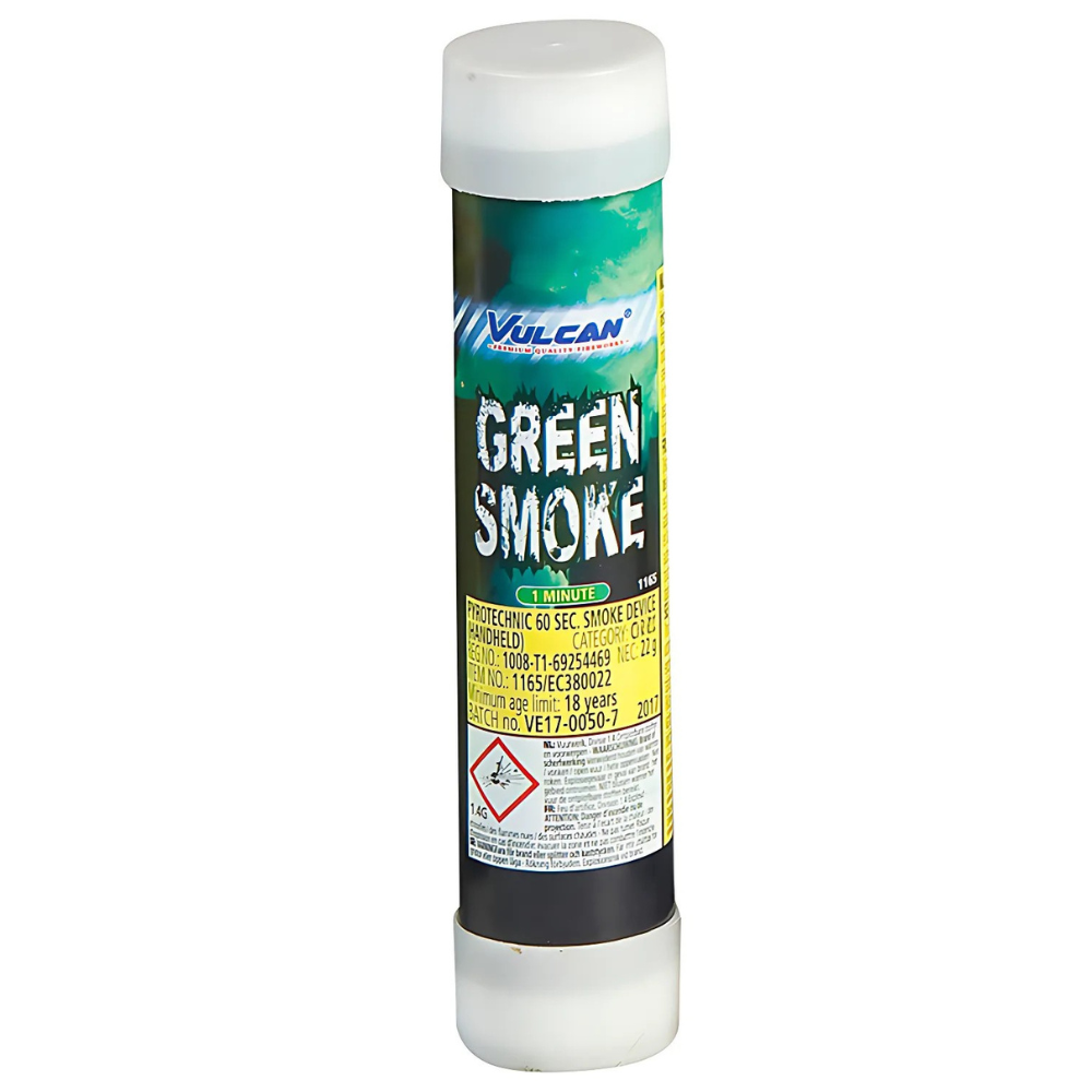 Rookfakkel groen - Friction head - Rookgranaat - Nood signal