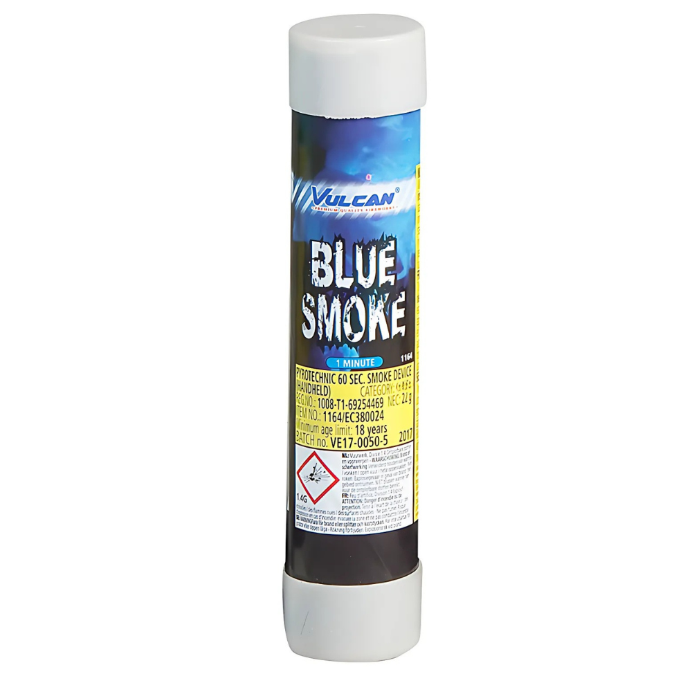 Rookfakkel blauw - Friction head - Rookgranaat - Nood signal