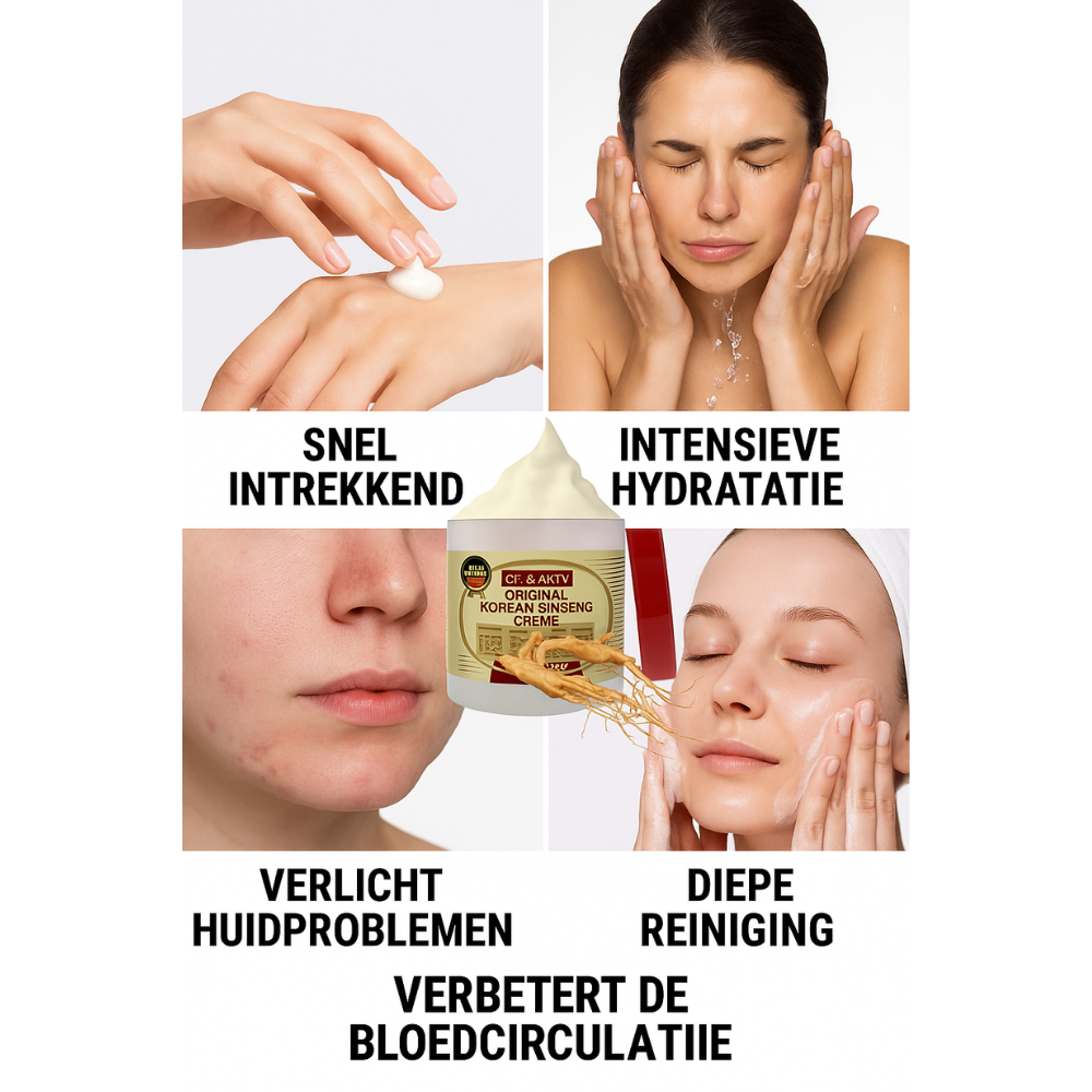 Koreaanse ginseng creme 500ml - Vit & Aktiv