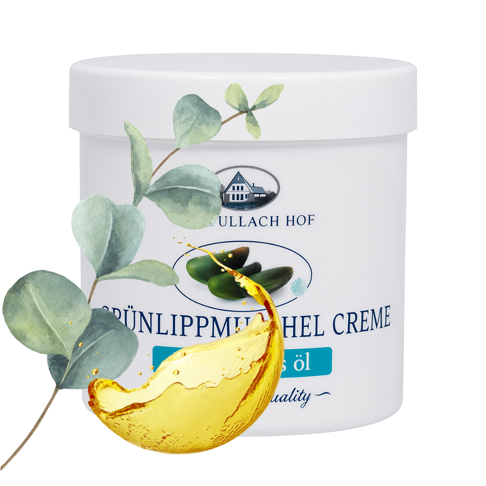 Grünlippmuschel Crème met Eucalyptusolie – Voor Huid - Spieren - Gewrichten