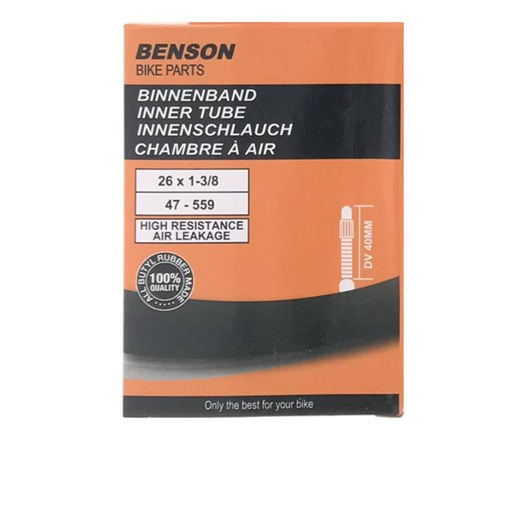 Binnenband Butyl 26 x 1 3/8 - 32/47-559/590 - Dunlop Ventiel 25 mm.