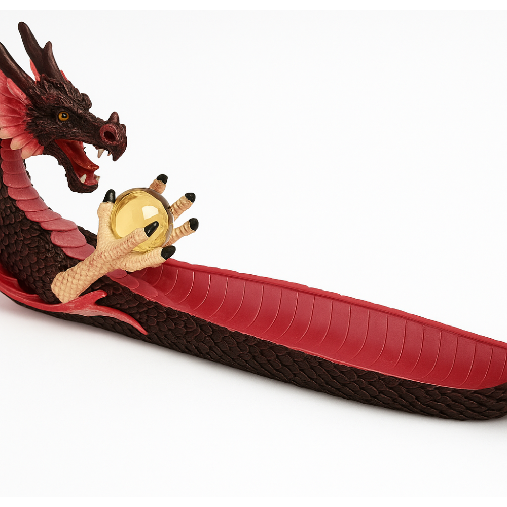 Wierookhouder Draak Rood