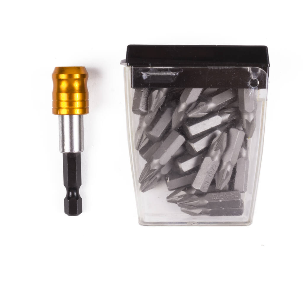 Hofftech Pz2 Bitset Gehard S2 - 25 stuks met Quick Release Bithouder