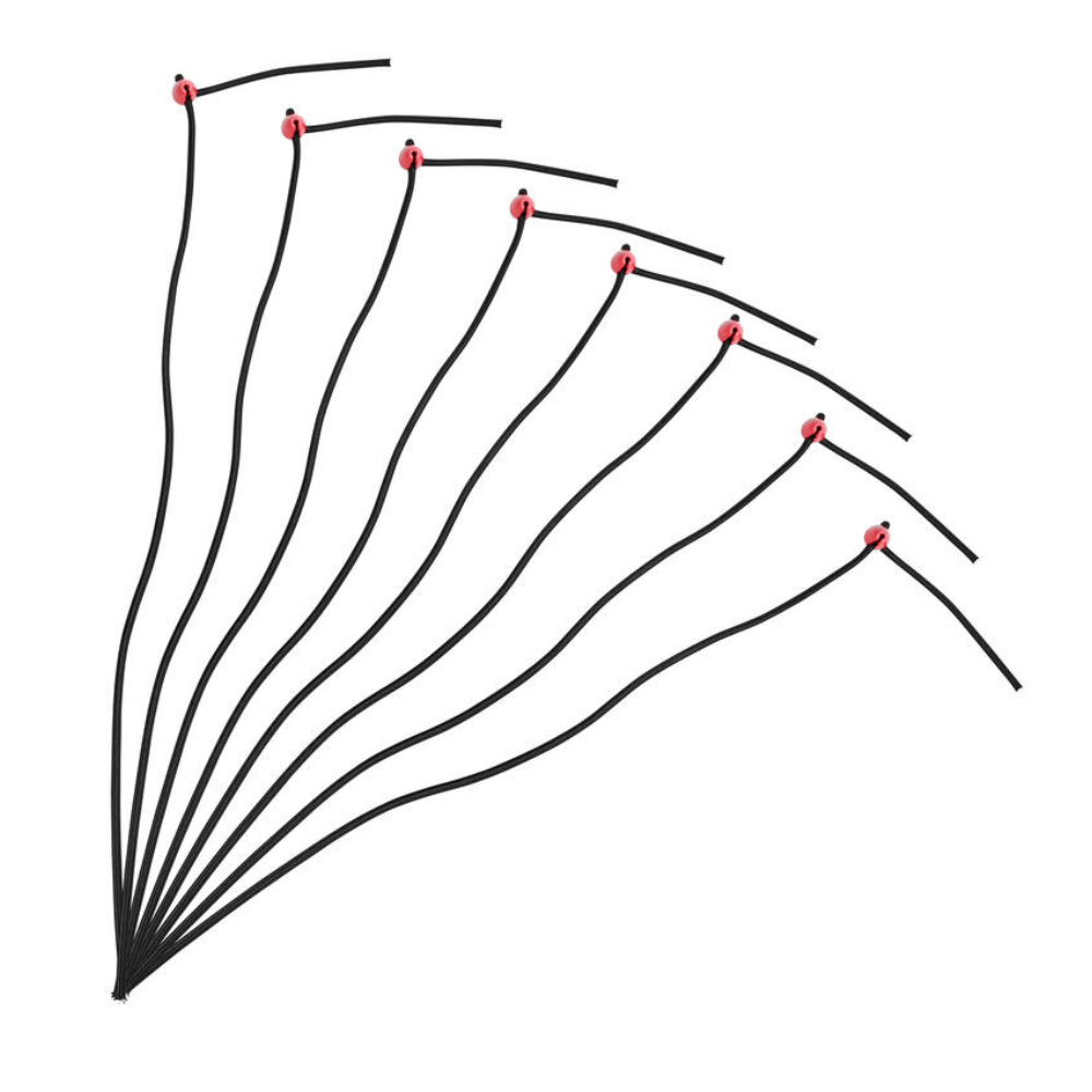Elastiek met snelsluiting 5 mm x 60 cm 8 dlg