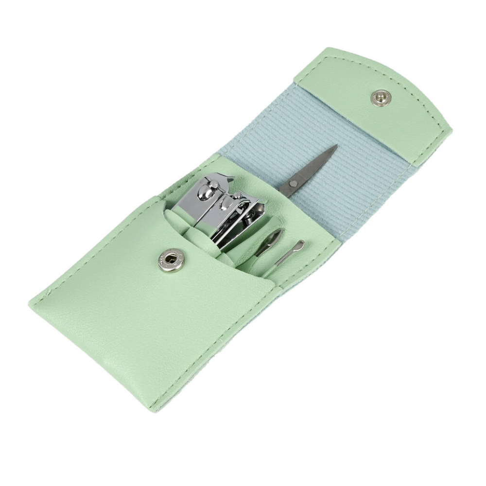 Manicure Set In Handig Opbergbox (7 Delig) groen