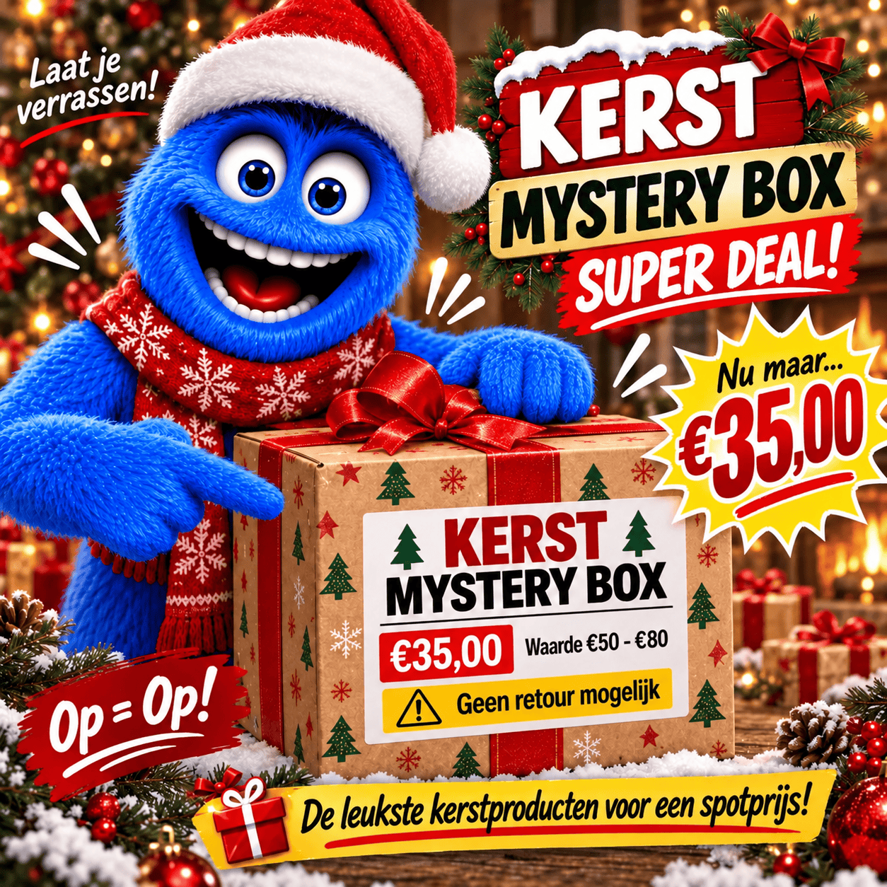 Mystery Box | Magazijnopruiming of Kerst | Verrassingspakket