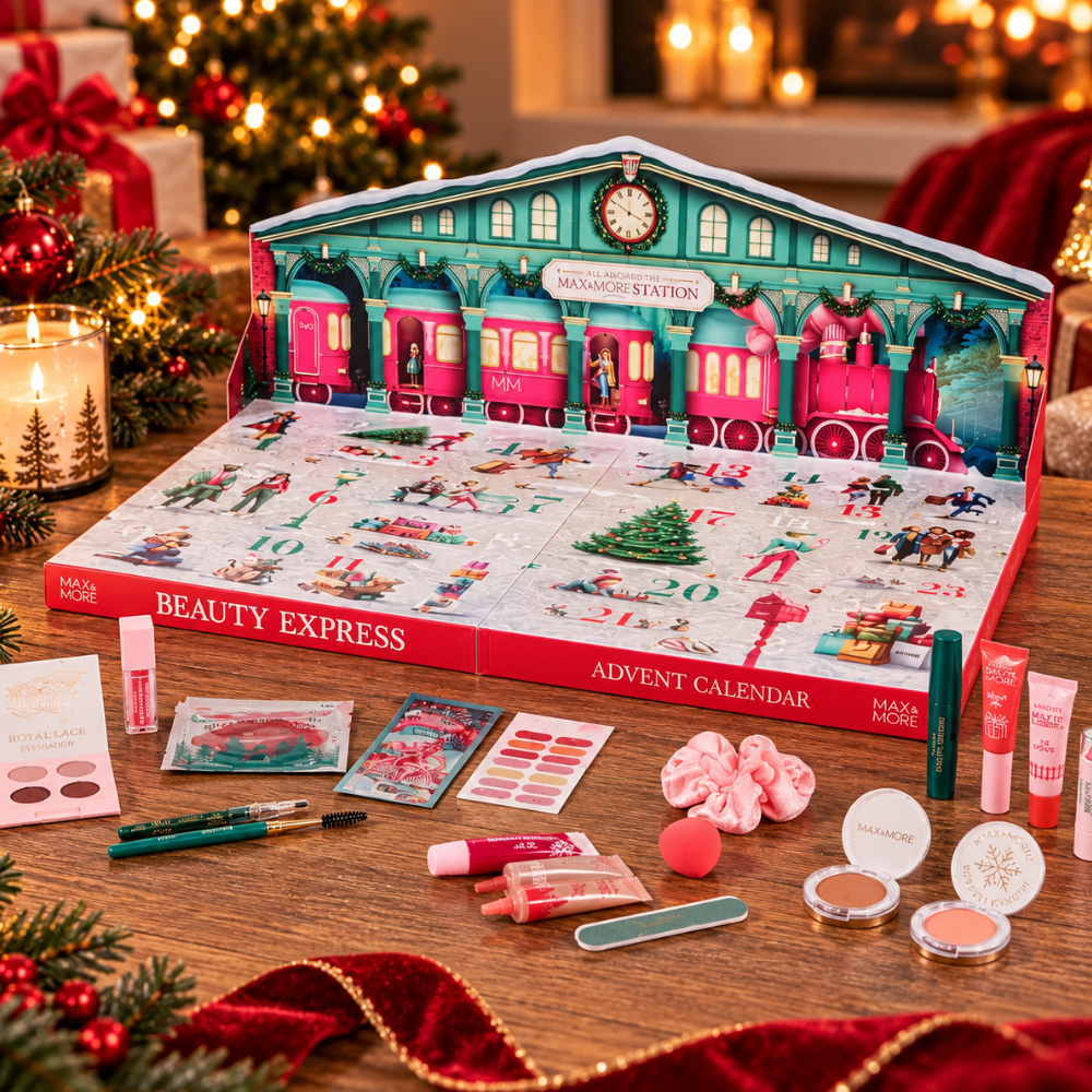 Max & More Luxe Adventskalender – Countdown naar Kerst | 24 Vakjes