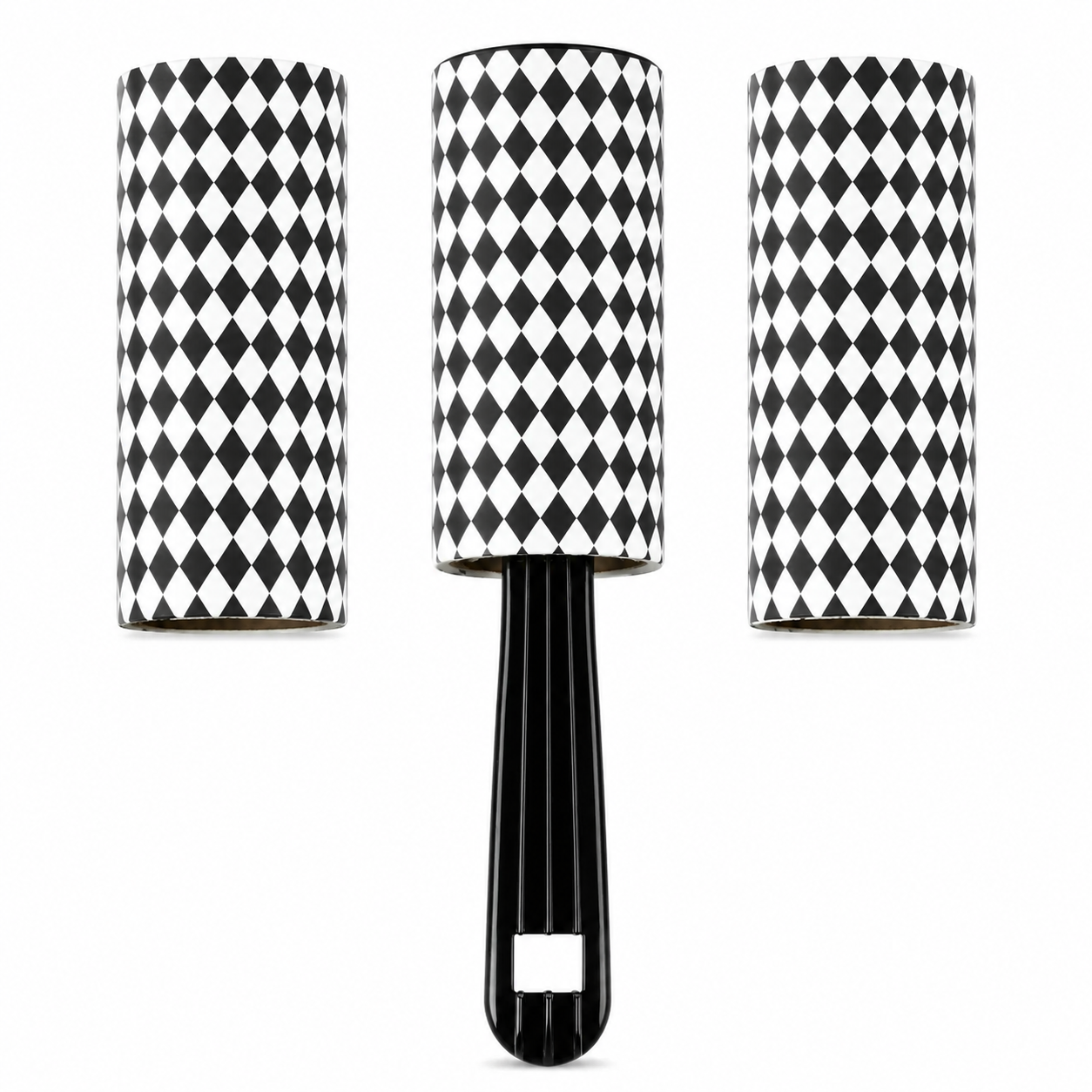 Kledingroller Set 3-delig – 110 Kleefvellen – Pluisroller met 2 Navulrollen