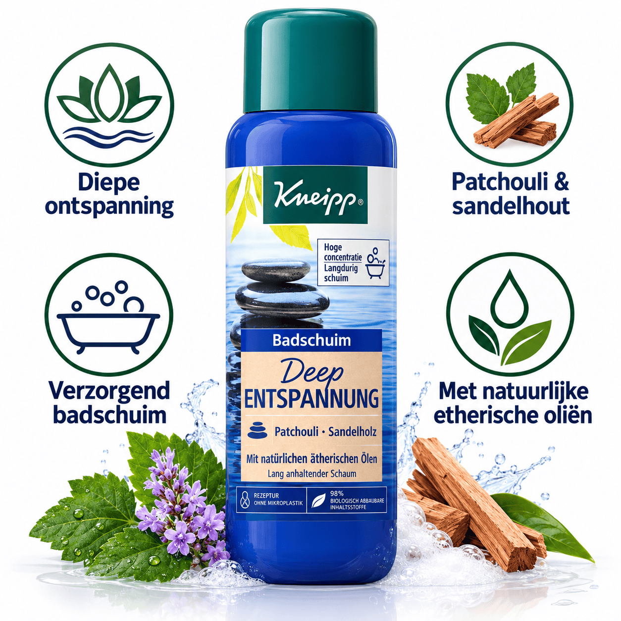 Kneipp Badschuim Diepe Ontspanning – 400 ml