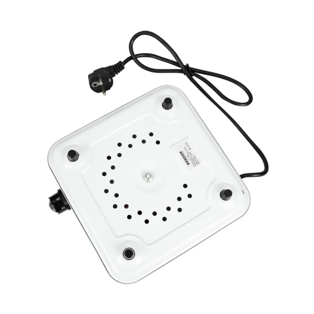 Kookplaat enkel wit 1000W