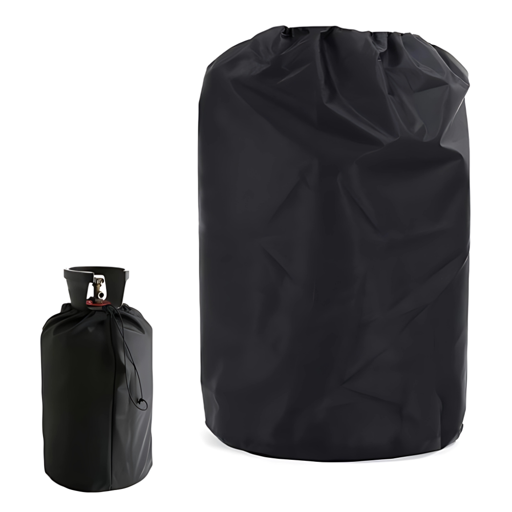 Cover for Gas Bottle - Propane Gas Tank Grill Cover - Black -Hoes