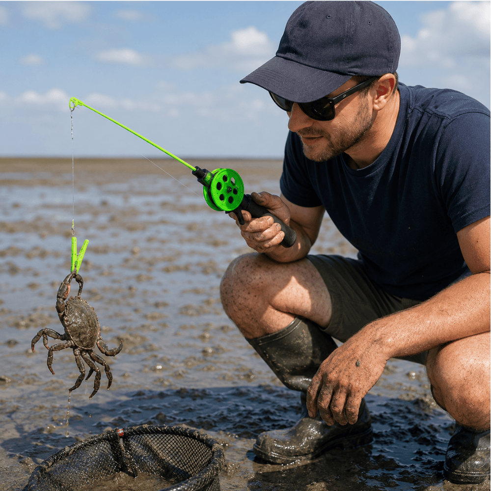Benson Krabhengel  – Krabvishengel voor Kinderen – Krabben Vangen – Geschikt voor Strand, Pier, Haven & Steiger