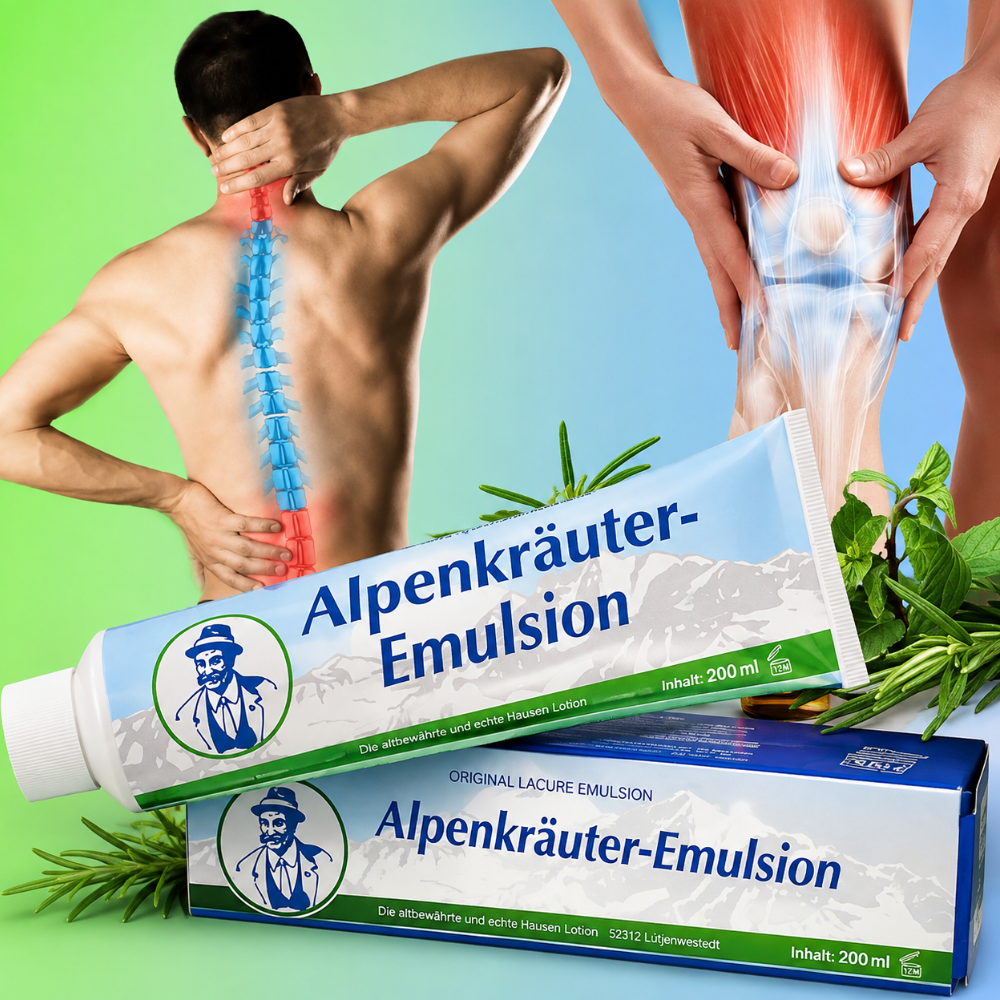 Lacure Alpine Kruidenemulsie XL 200ml –  Extra sterk - Massage & Sport | Originele Formule