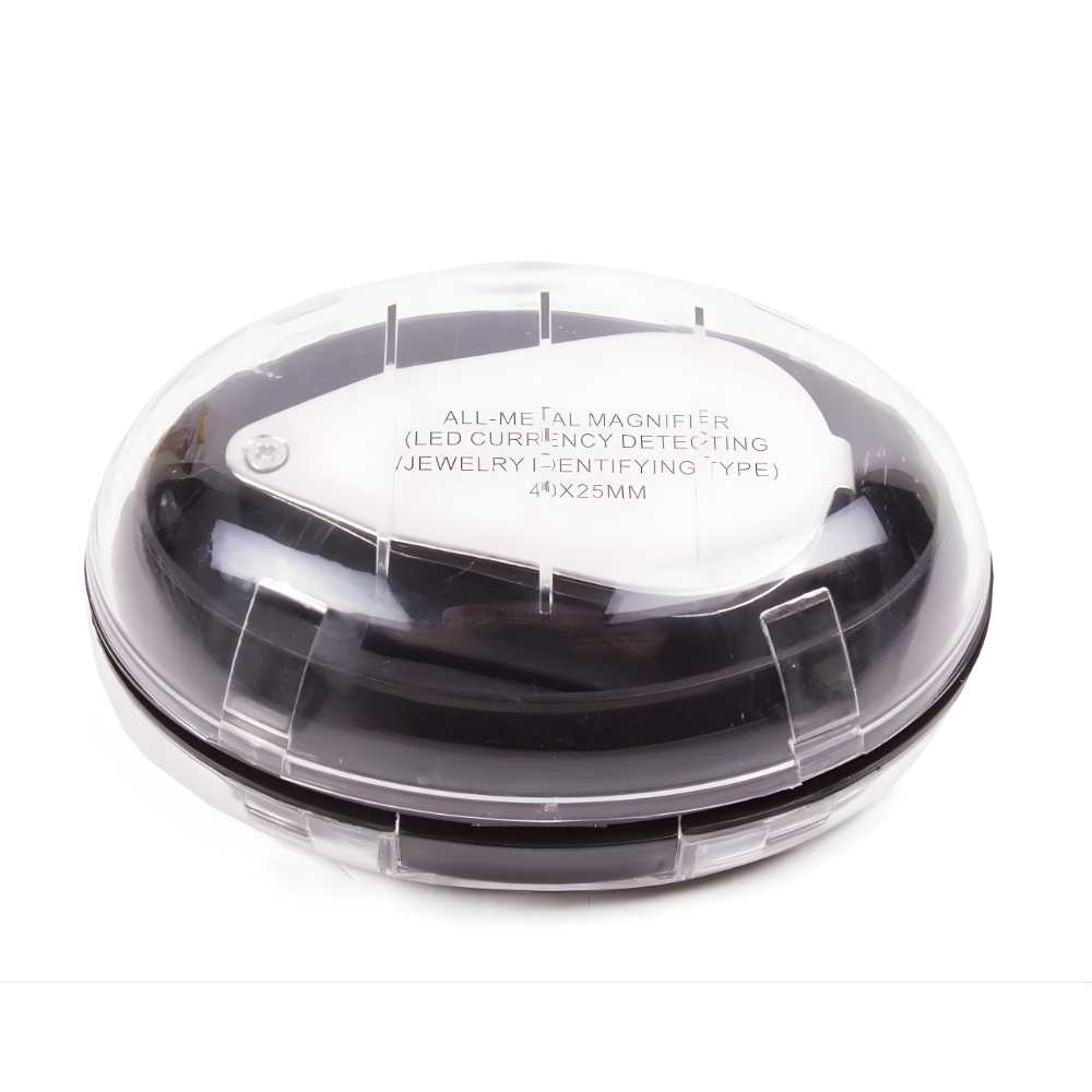 Loupe LED 40x diamantair met doosje