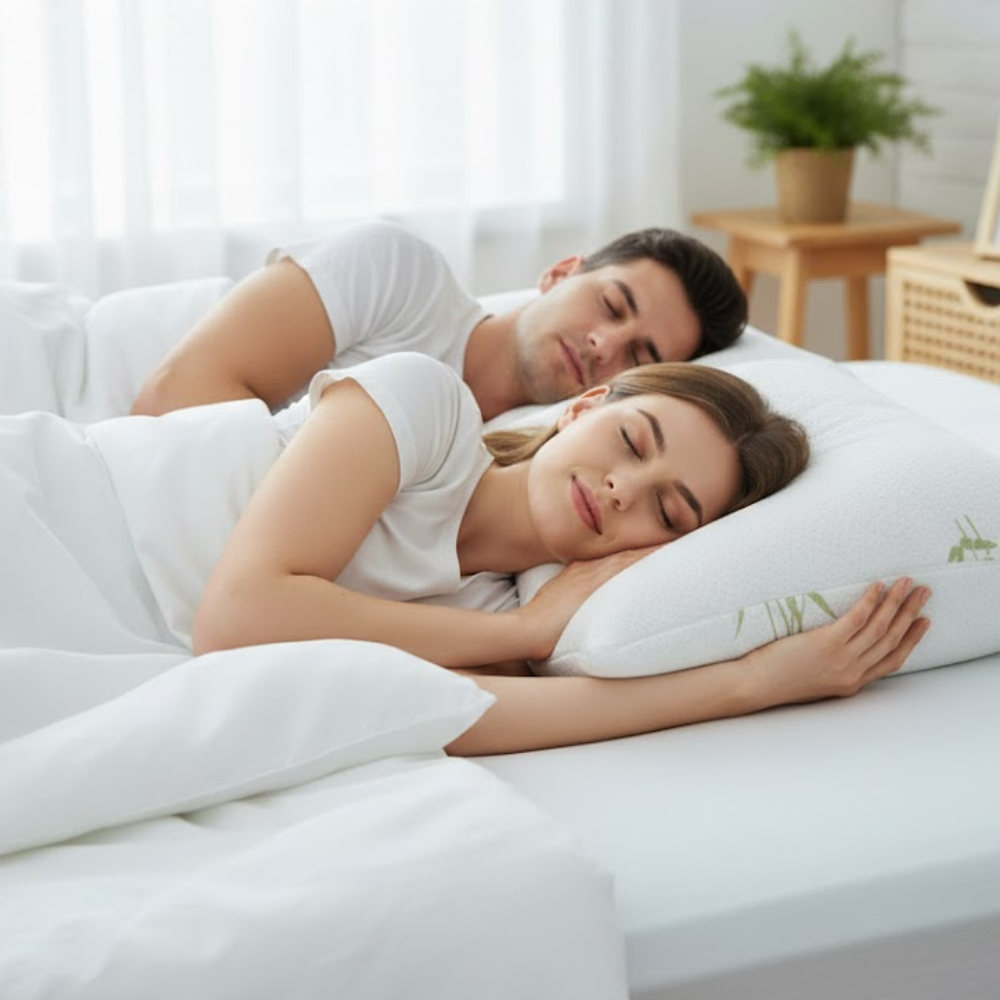 Bamboe kussen - MSS Bamboo Kussen - Origineel Bamboo Kussen - Cool Comfort - Memory Foam - Zacht, Koel & Drukverlagend - bamboo pillow