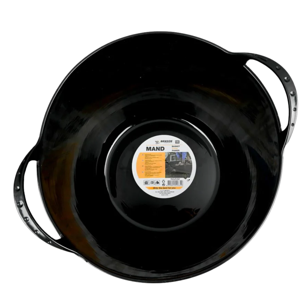 Mand flexibel 12 ltr zwart