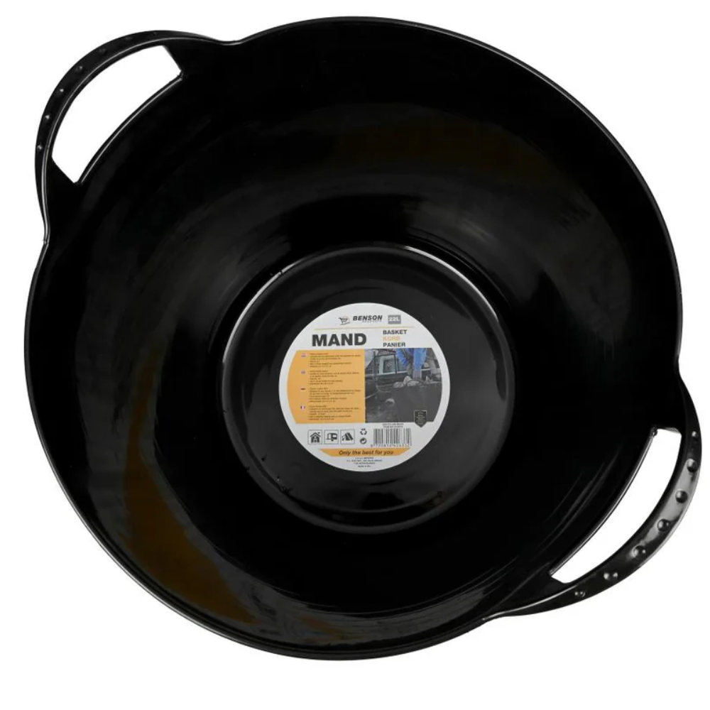 Mand flexibel 22 ltr zwart