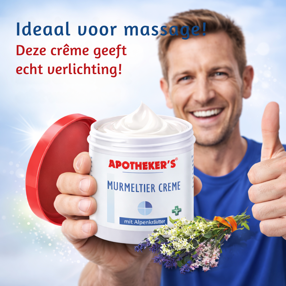 Marmot Crème 250ml - Apothekers - Massage Zalf NIEUW!