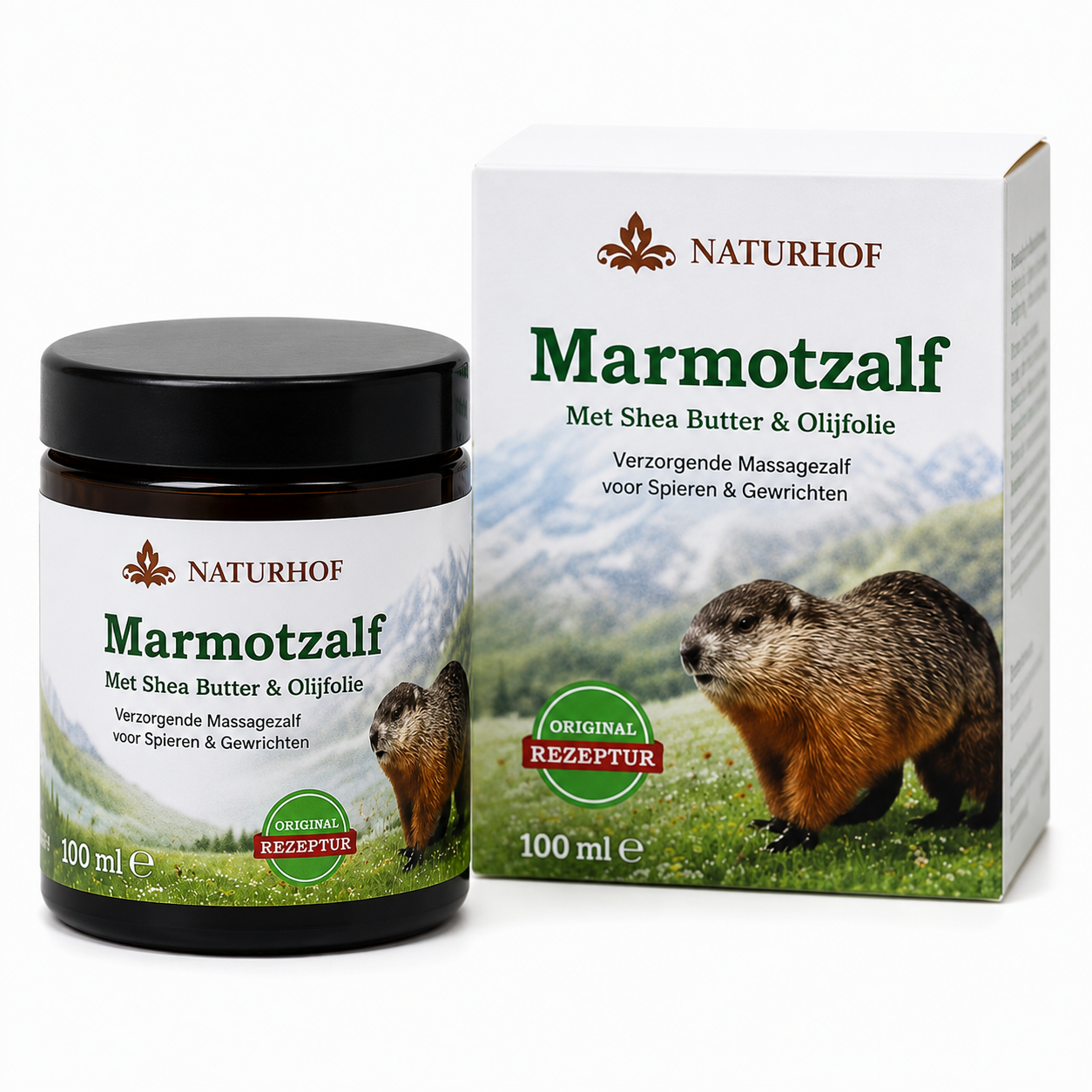 Naturhof Marmotzalf 100ml – Originele Marmotolie voor Spieren & Gewrichten