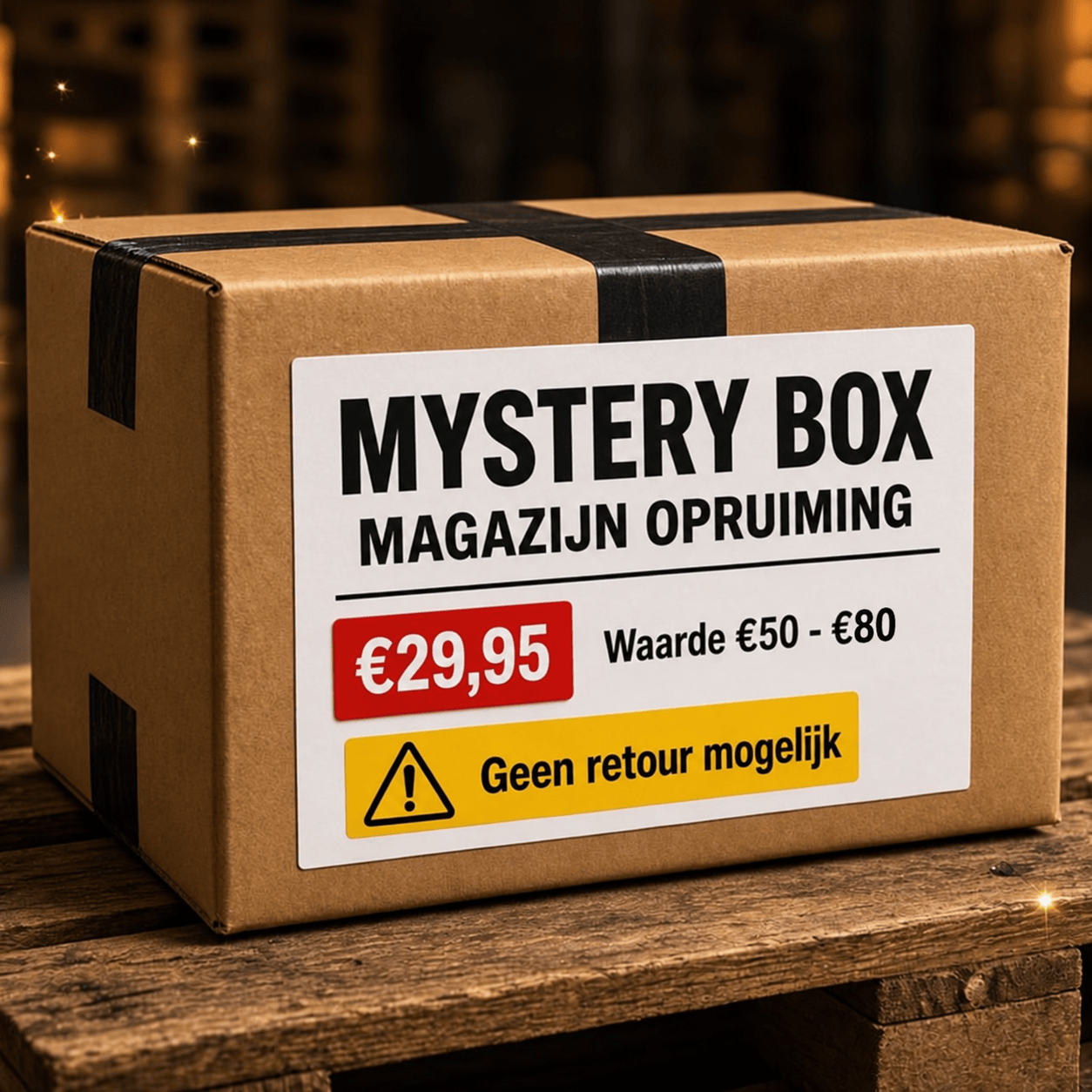 Mystery Box | Magazijnopruiming of Kerst | Verrassingspakket
