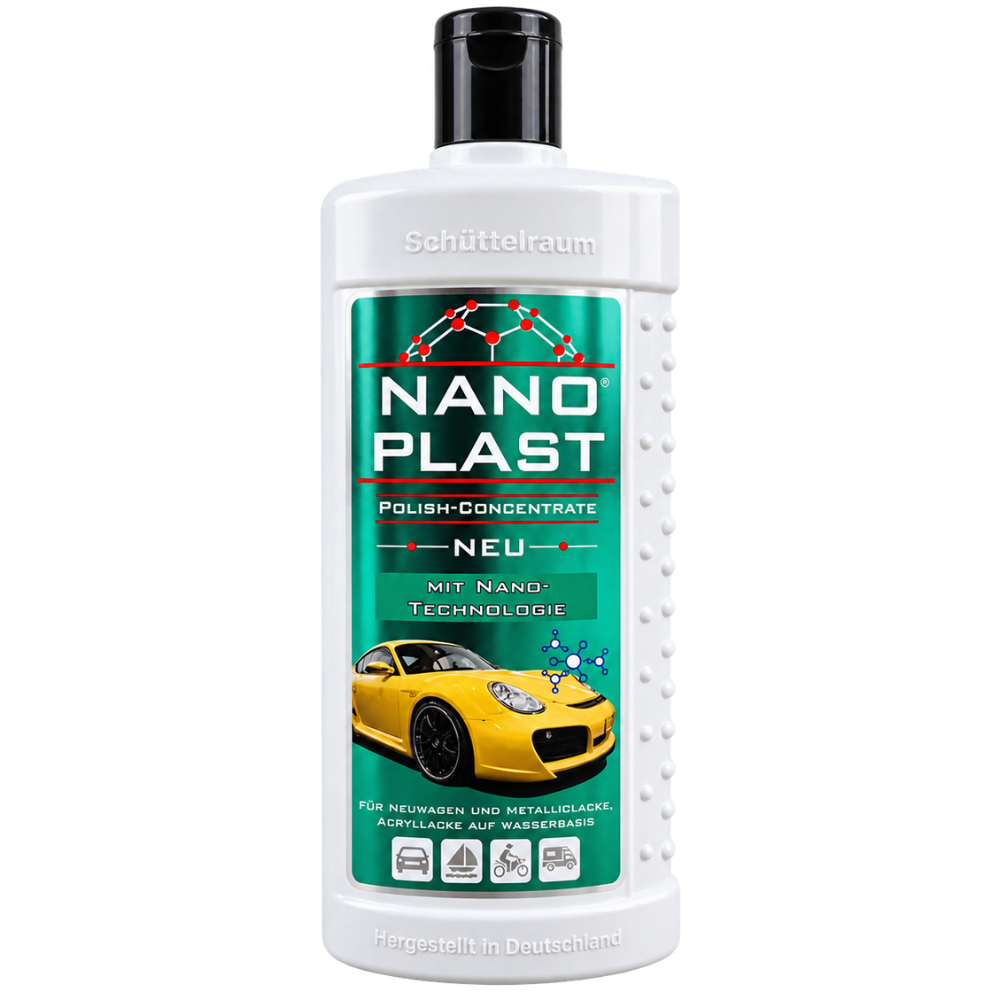 Nano Plast Car Polish 500 ml – Krasvrije Autolak, Diepe Glans & Waterafstotend | Auto, Boot, Brommer
