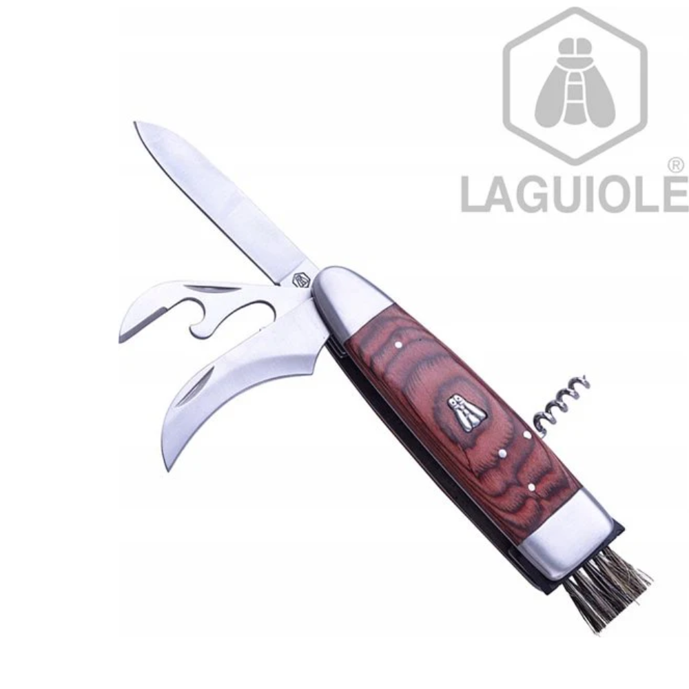 Laguiole  - Zakmes 5-FUNCTIE - 5-in-1 Opvouwbaar