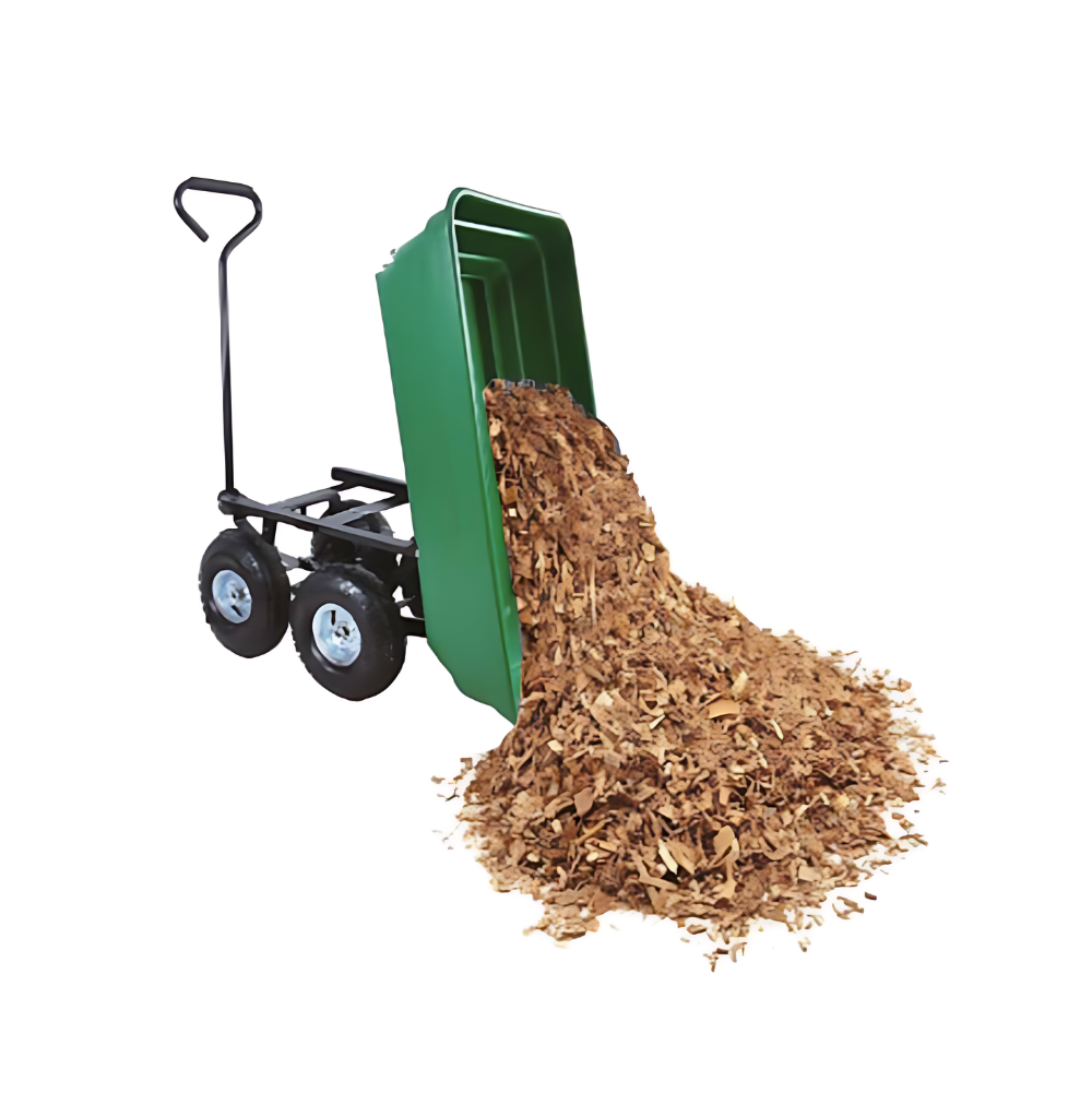 Tuinkar kiepfunctie 52 ltr