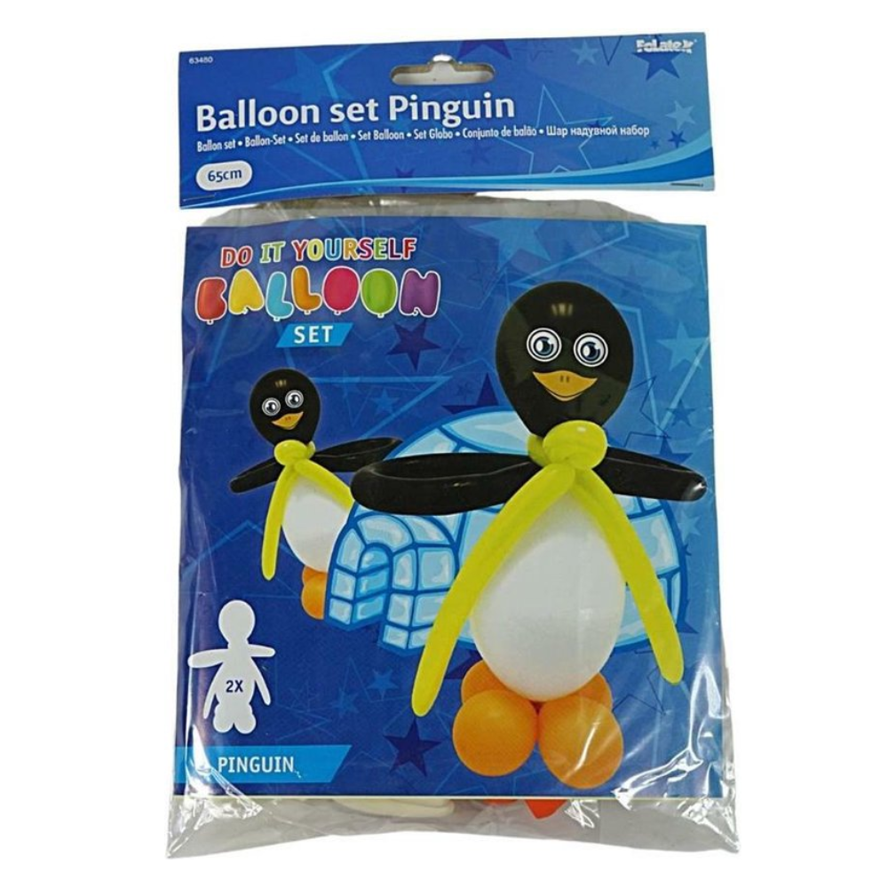 ballonnen set pinguin - 65cm