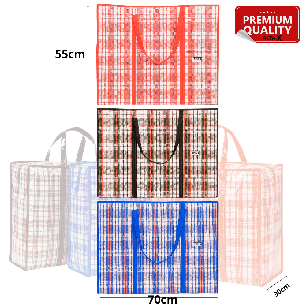 Bundel 5 Stuks - Premium  Grote tassen - Mix kleuren - XXL - 70 x 30 x 55
