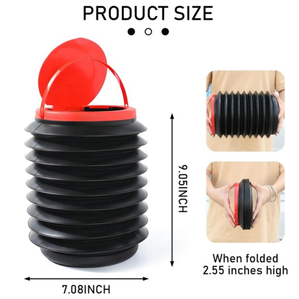 Auto-prullenbak - auto-opbergdoos - 4L opvouwbare vuilnisbak - multifunctionele creatieve opslagemmer