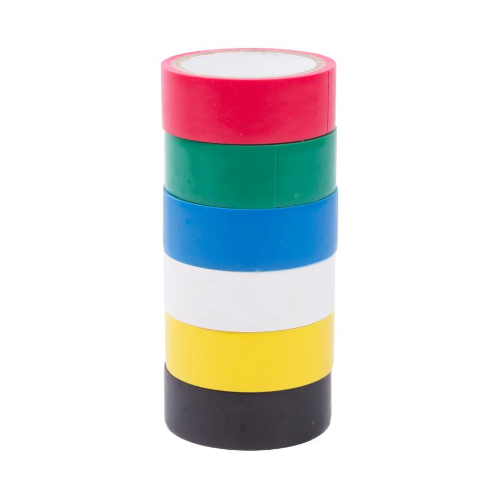 PVC Isolatieband 3 meter x 18 mm - 6 kleuren