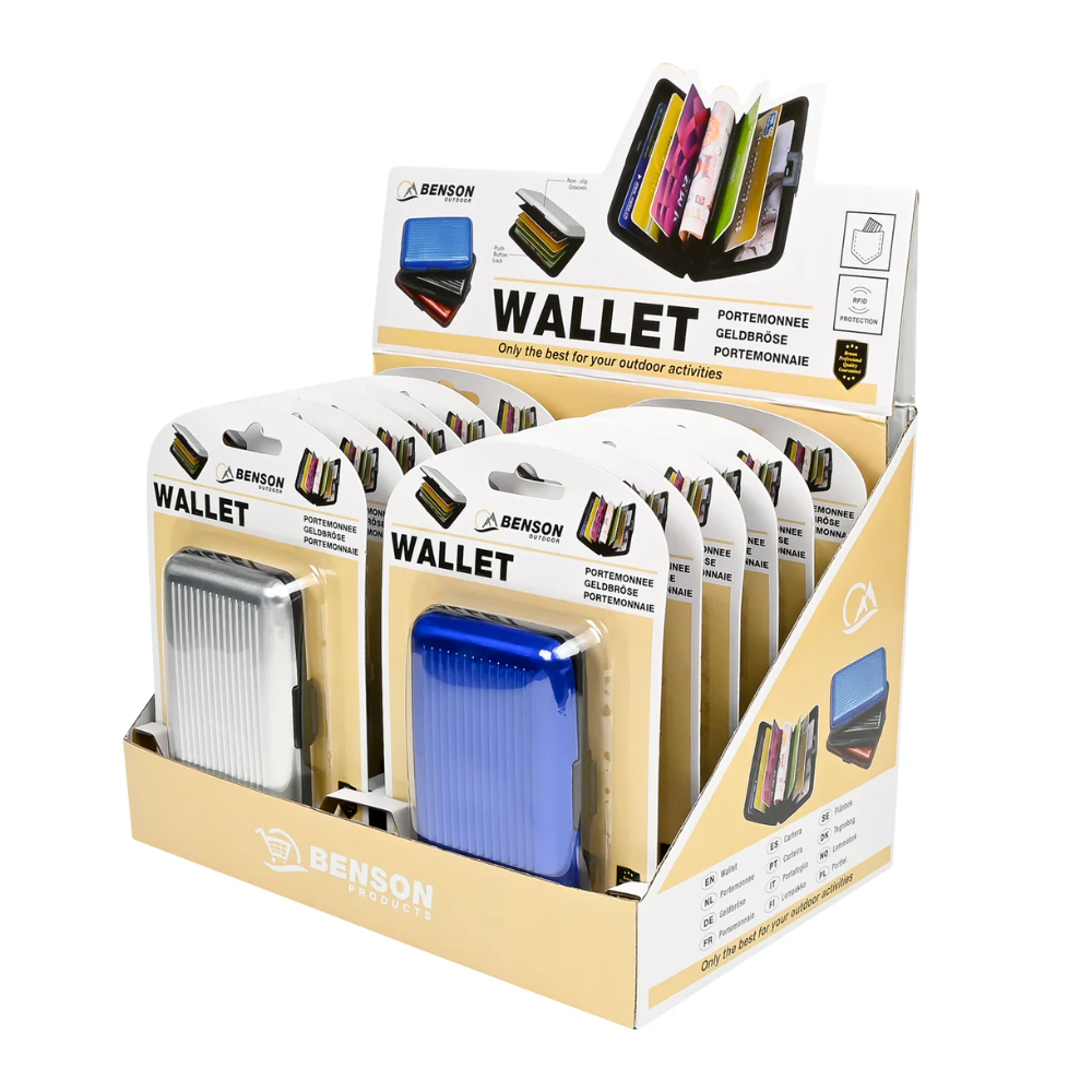 Portemonnee - Aluminium tegen RFID-scanners