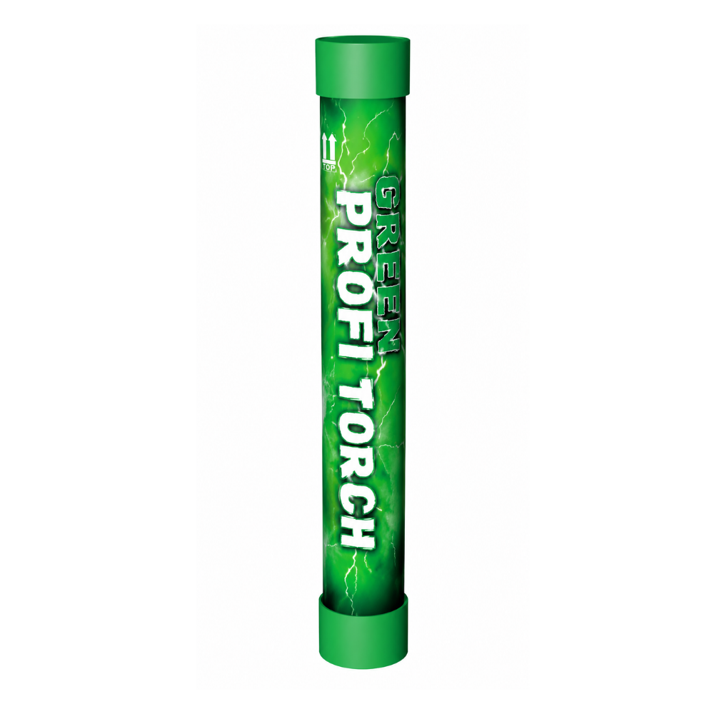 Groen - Profi Torch Stadionfakkel – 60 Sec | Felle Vlam & Dikke Rook | CE-gecertificeerd