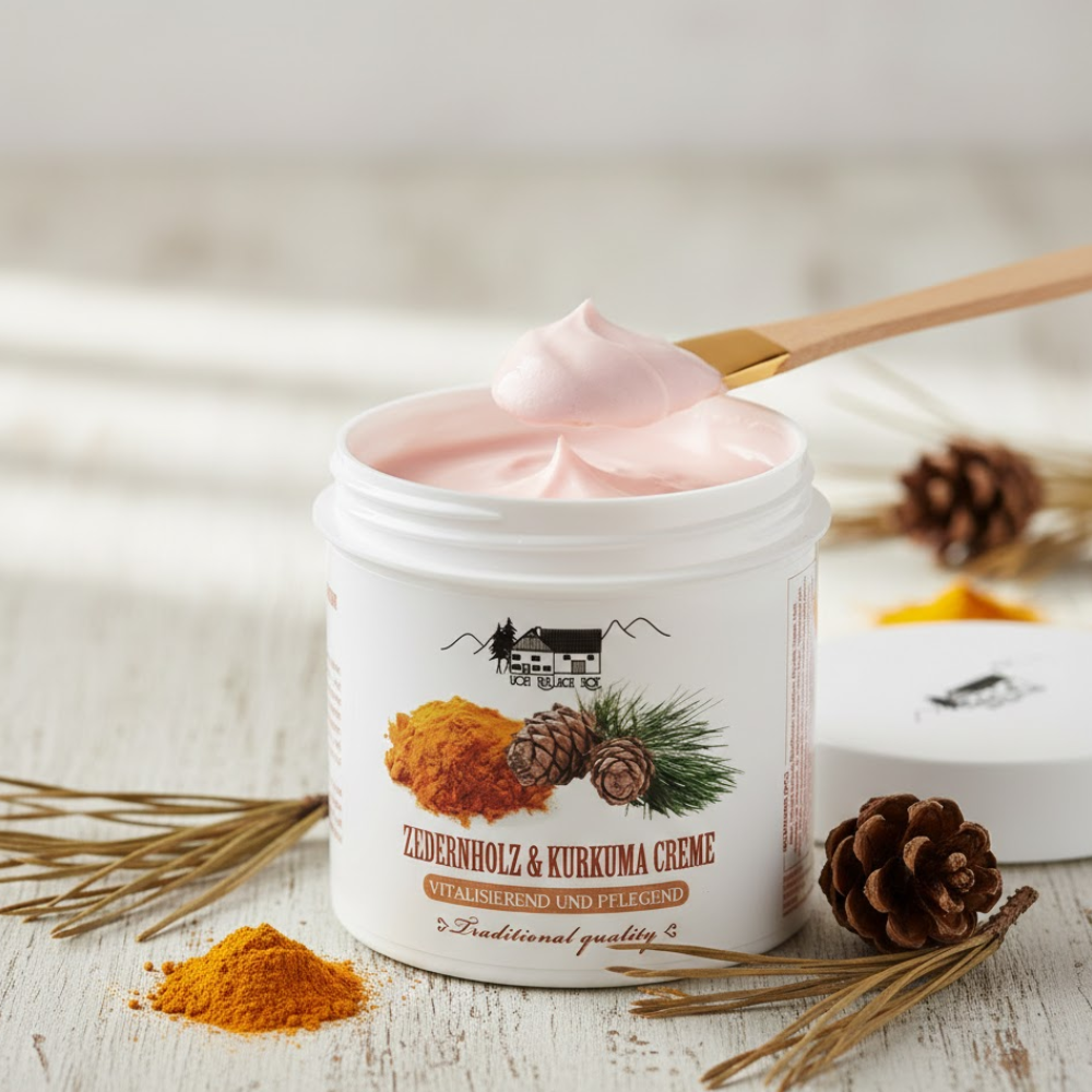 Cederhout & Kurkuma Gezichtscrème 250ml - traditioneel