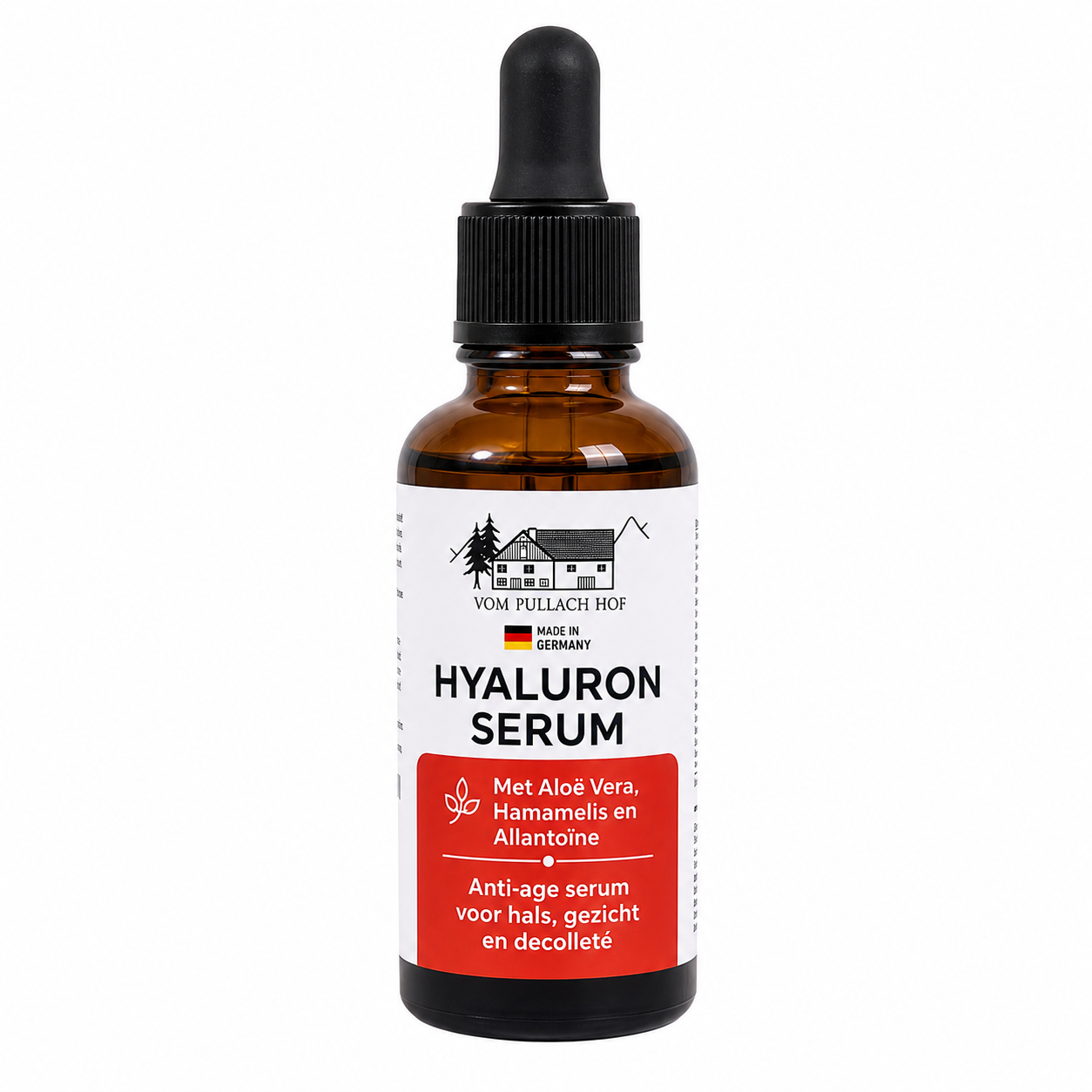 Pullach Hof Hyaluron Serum 30ml – Met Aloë Vera & Hyaluronzuur | Intensief Hydraterend Gezichtsserum