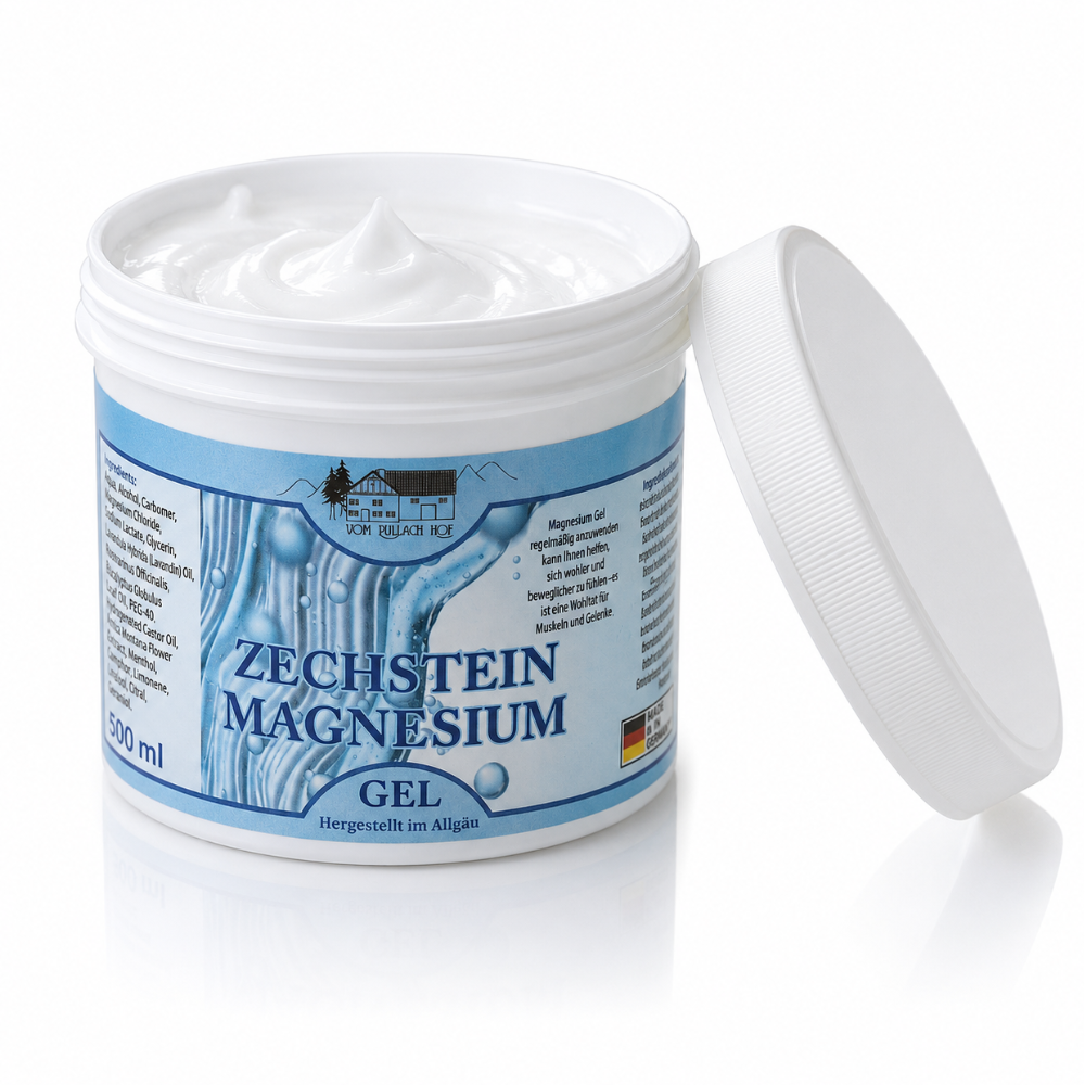 Allgäu Zechstein Magnesiumgel 250 ml - Verzorgende Magnesium Gel voor Huid en Massage