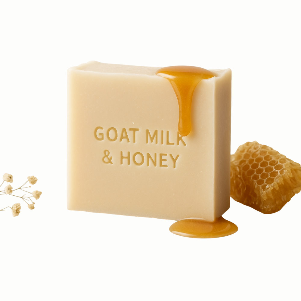 Geitenmelk & Honingzeep 100g – Natuurlijke Zeep voor Huid & Haar – Voedend & Hydraterend – Pullach Hof