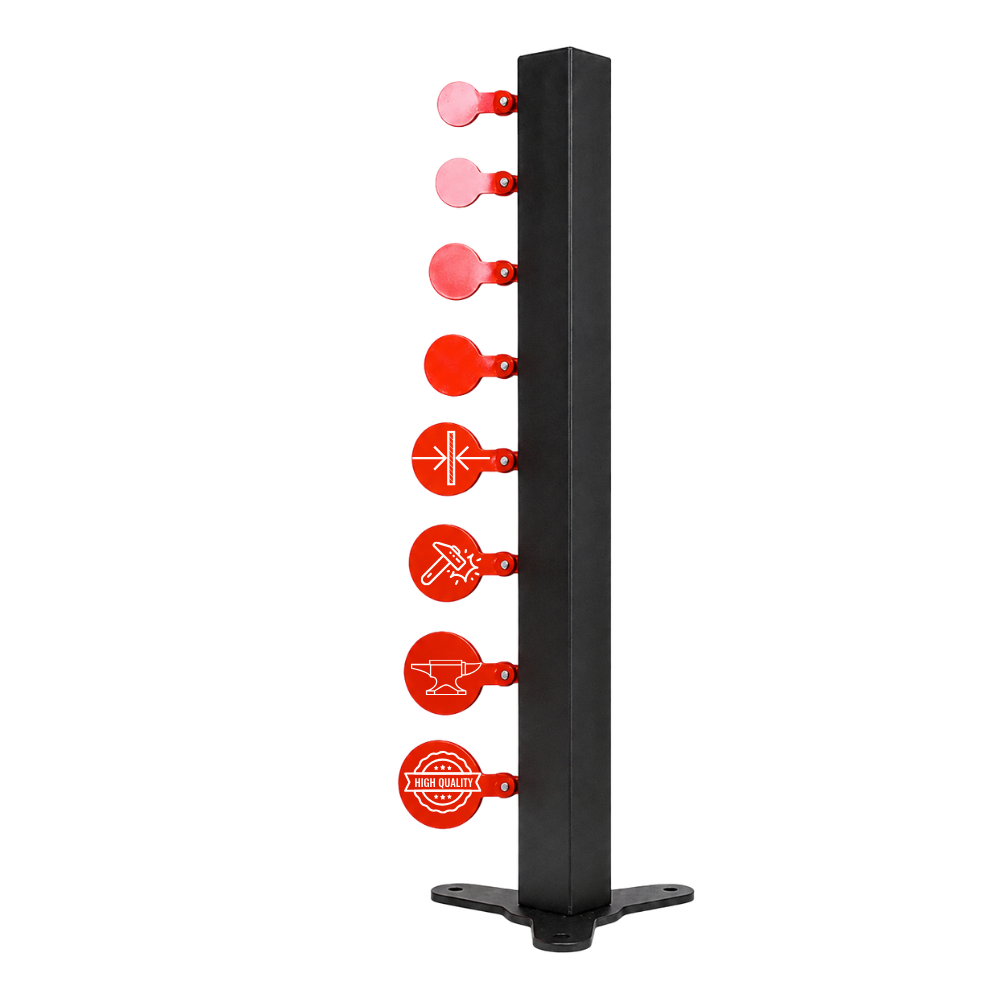 RAM Power Tower Luchtbuks Target | 8 Stalen Doelen | 62 cm
