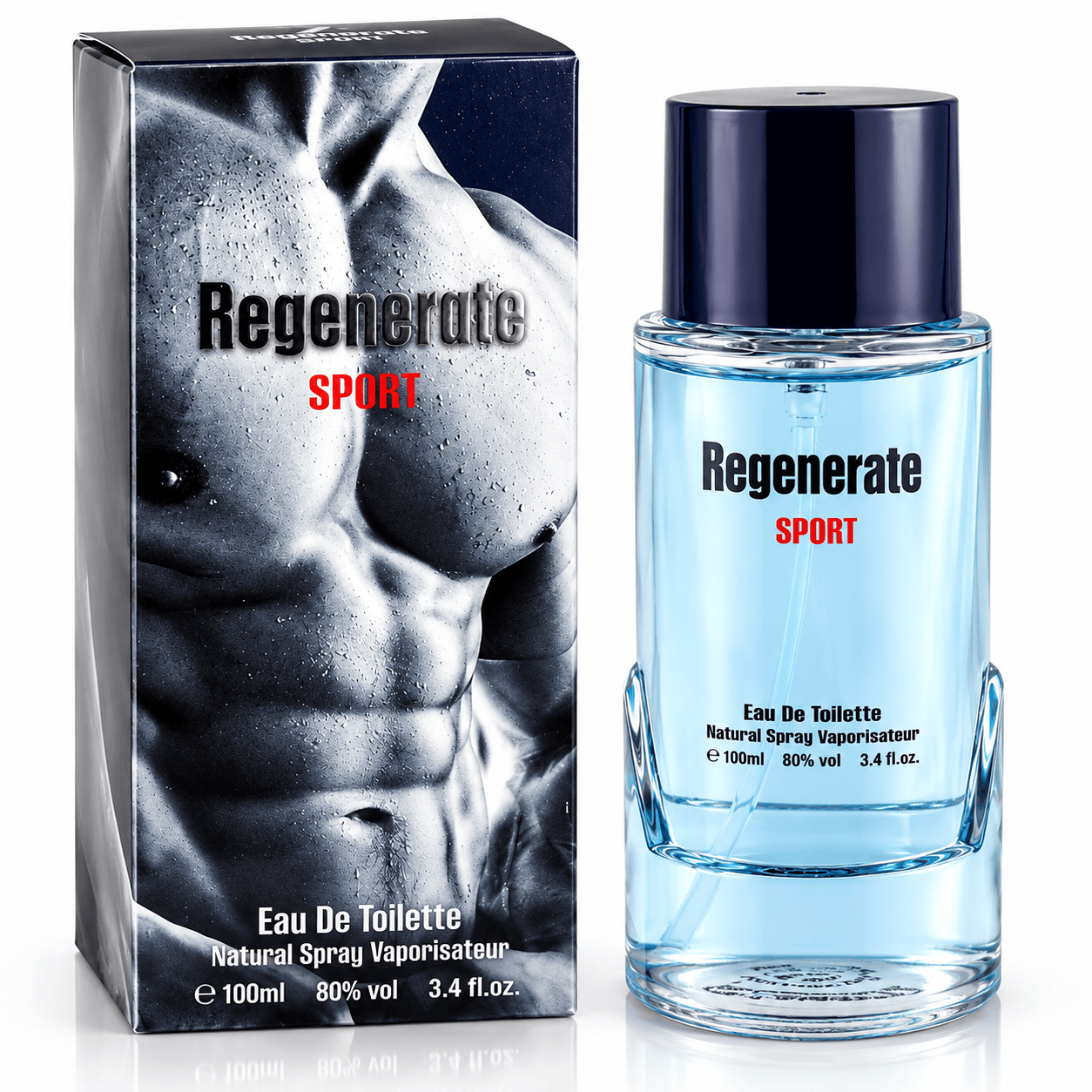 Regenerate Sport Herenparfum 100 ml – Frisse, Sportieve Geur