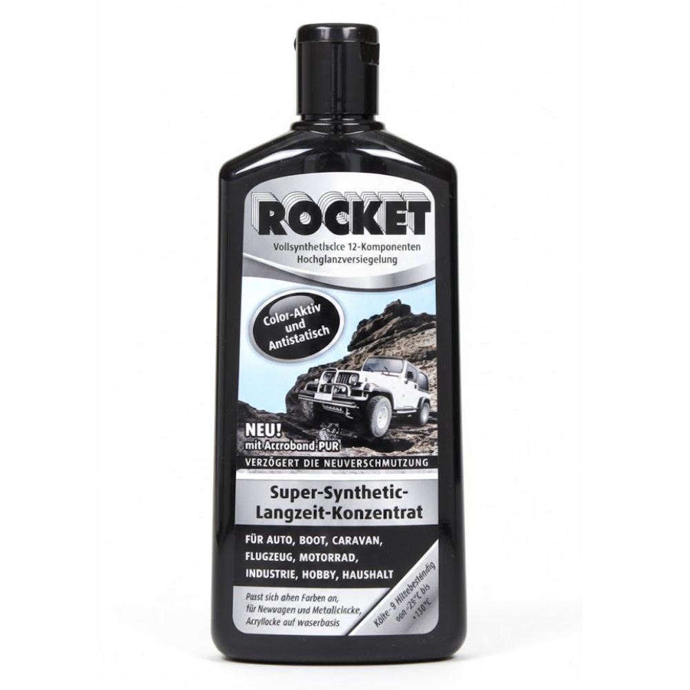 Rocket Super Synthetisch Autopolish Concentraat - 12 Maanden Lakverzegeling & Lakherstel - 500ml